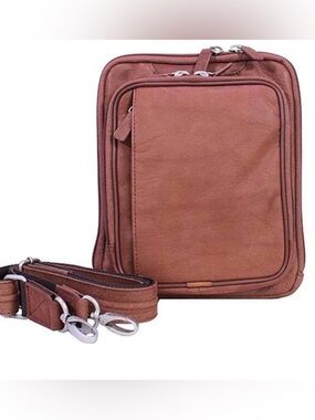 Leather Crossbody Bag - Compact Everyday Carry